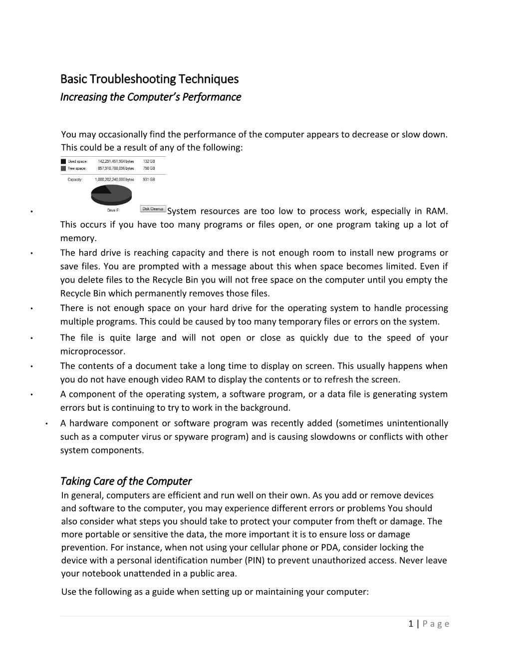 Increasing the Computer S Performance