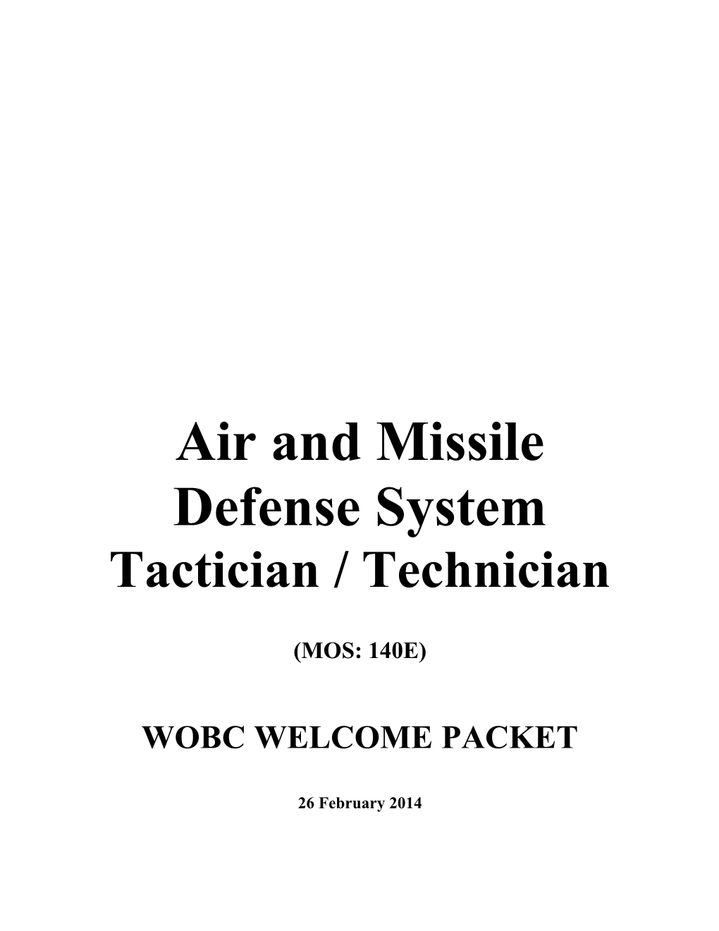 Tactician/Technician