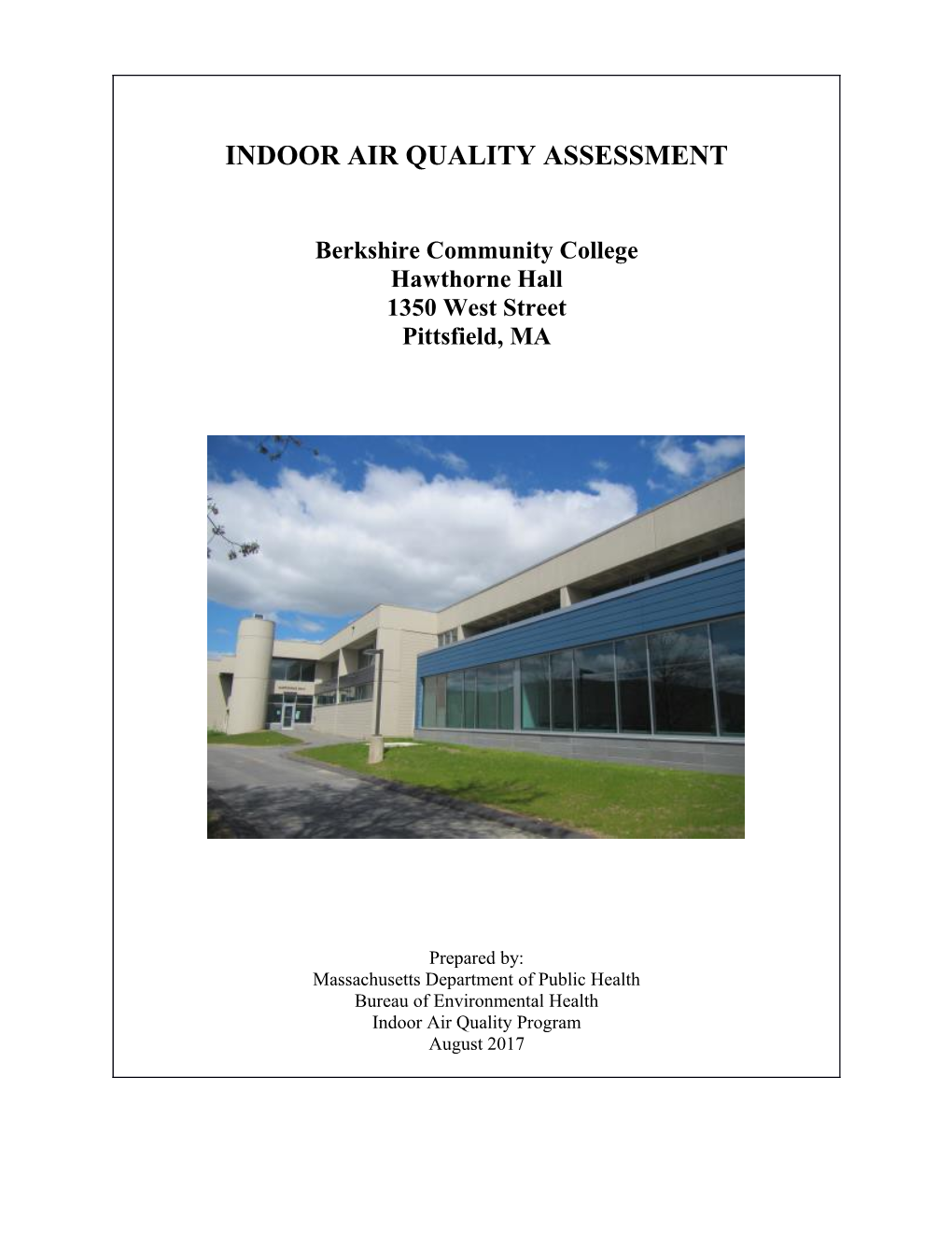Indoor Air Quality Assessment: Berkshire Community College