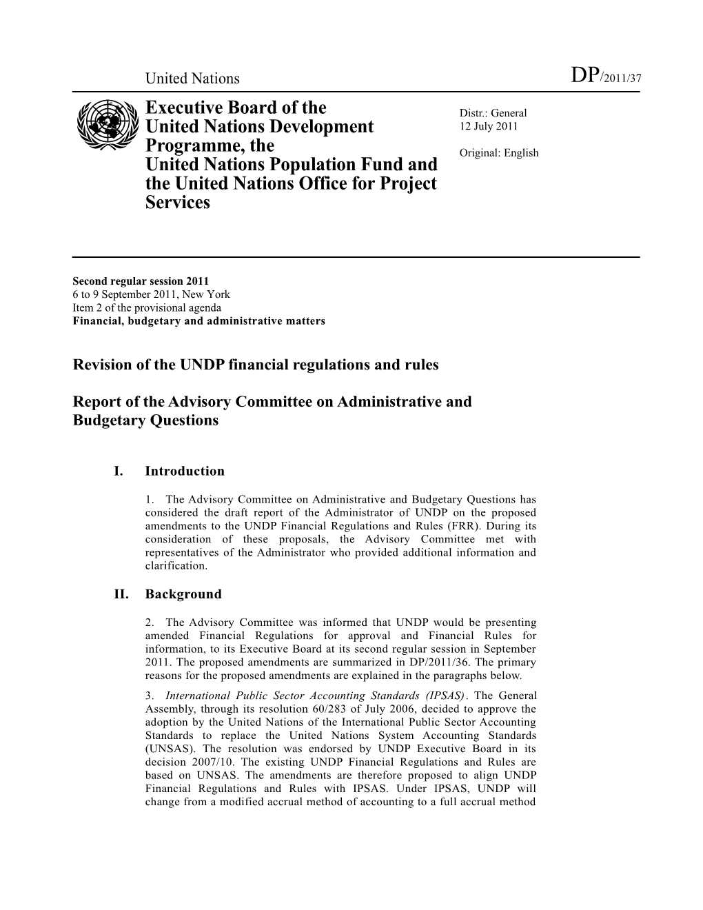 Financial Regulations and Rules of the United Nations Children S Fund