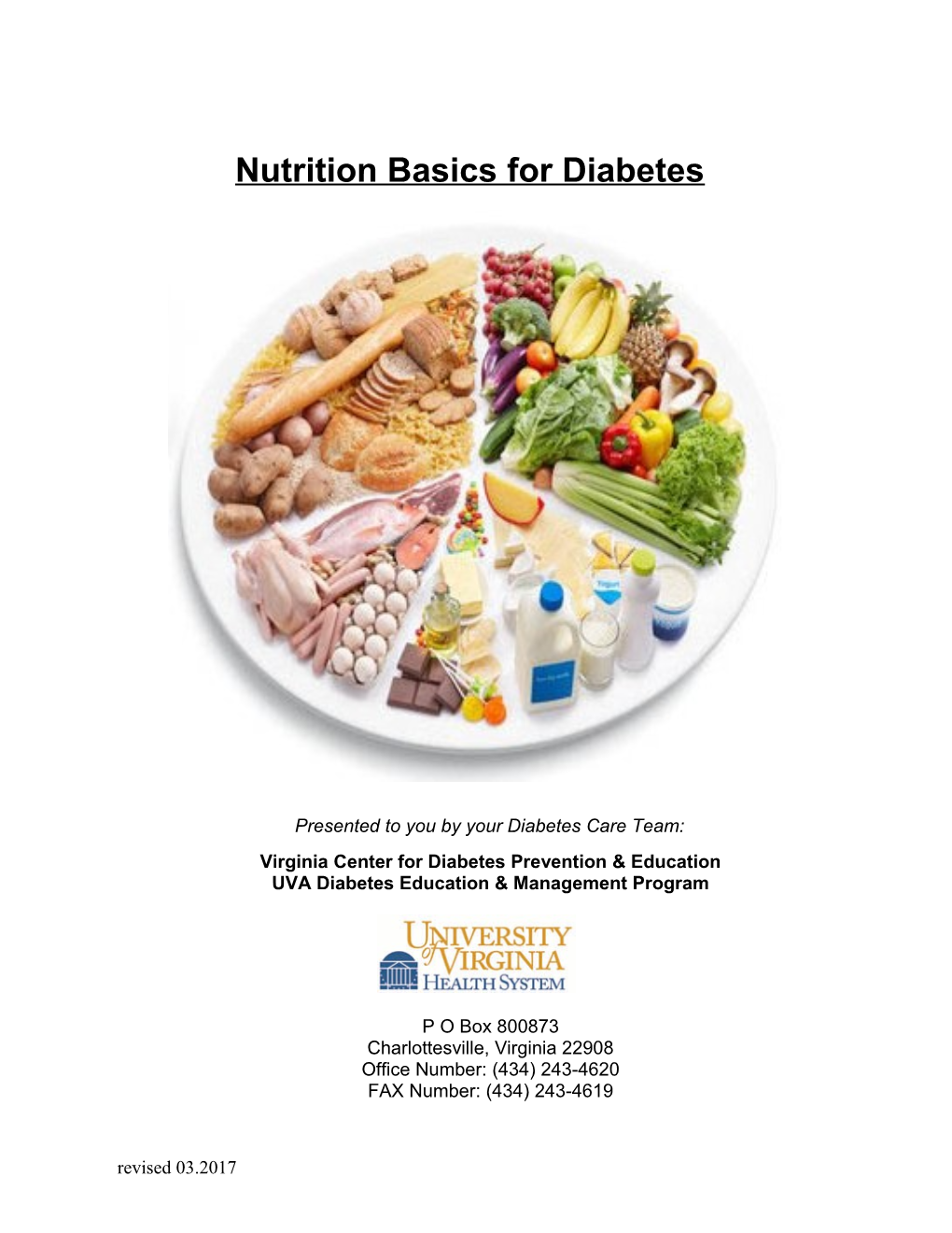 Nutrition Basics for Diabetes