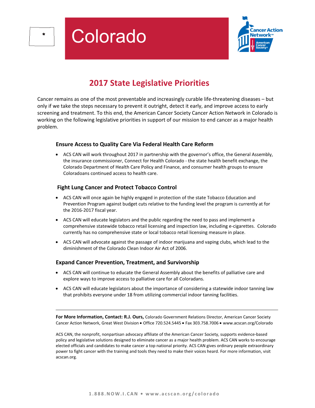 DRAFT 2011 State Legislative Priorities