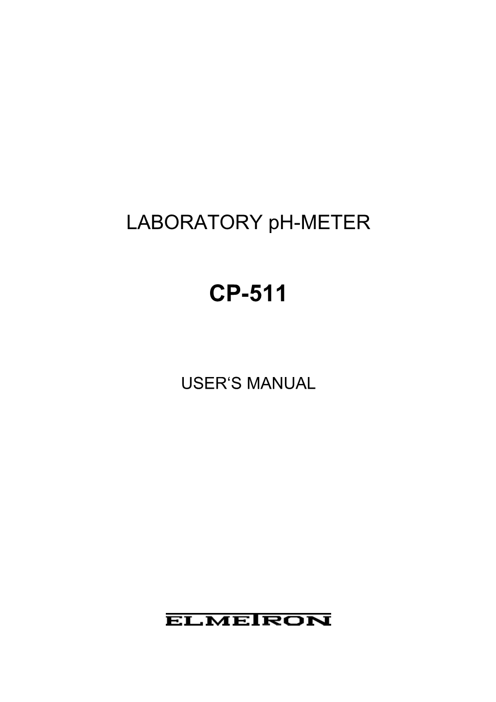 LABORATORY Ph-METER