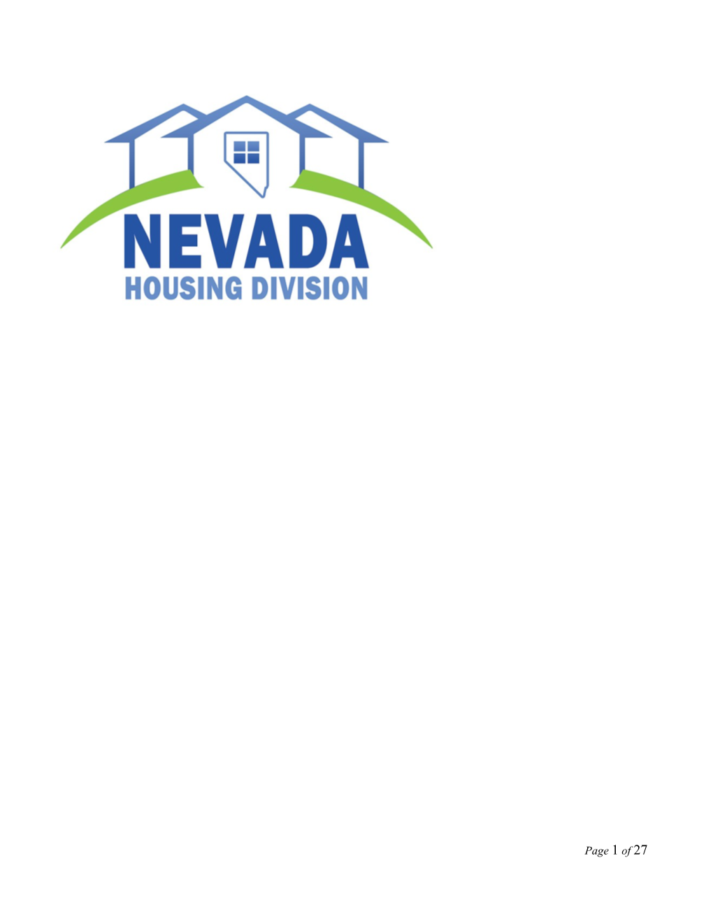 Nevada Housing Division 2017-2018 Emergency Solutions Grant (ESG Applications