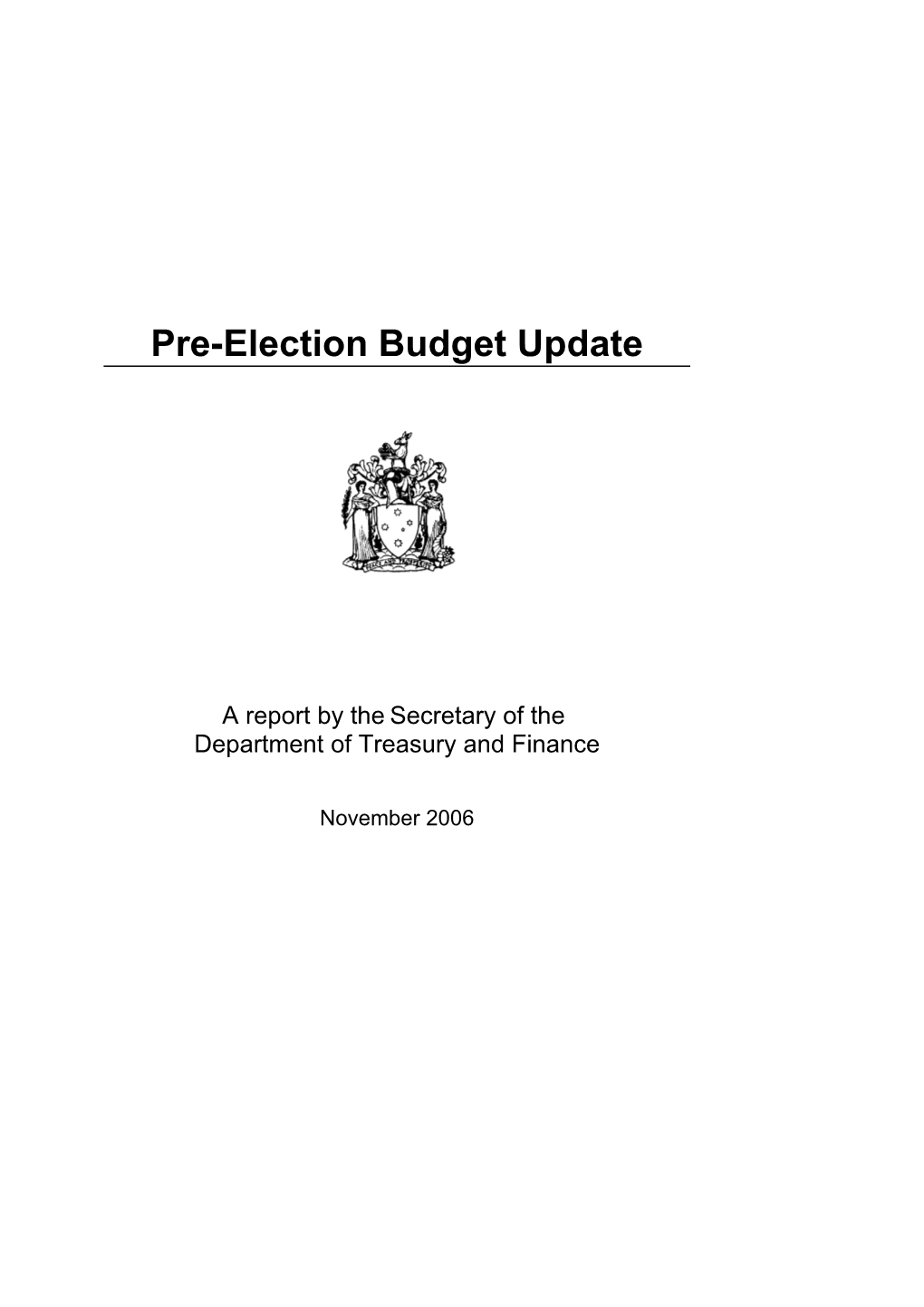 Chapter 1: Budget Position and Outlook
