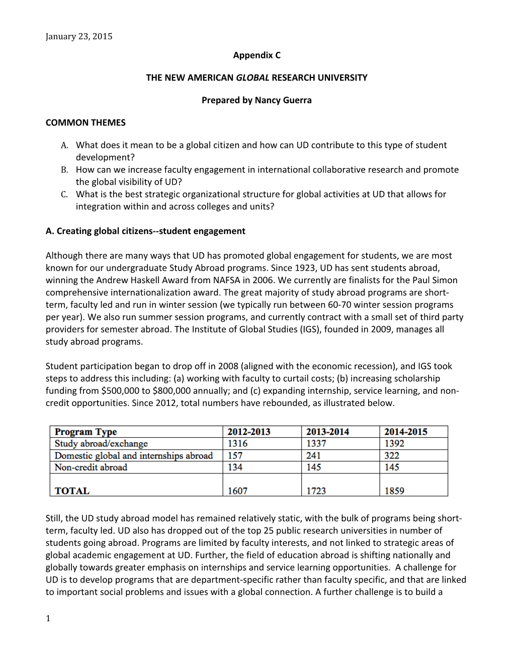 The New American Global Research University