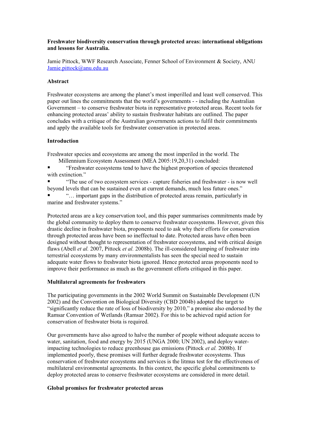 Paper Presented at APAC 26Th November 2008