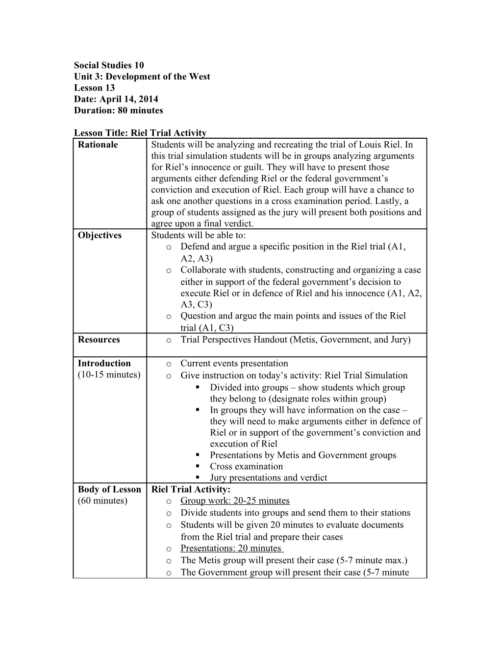 Unit 3: Development of the West