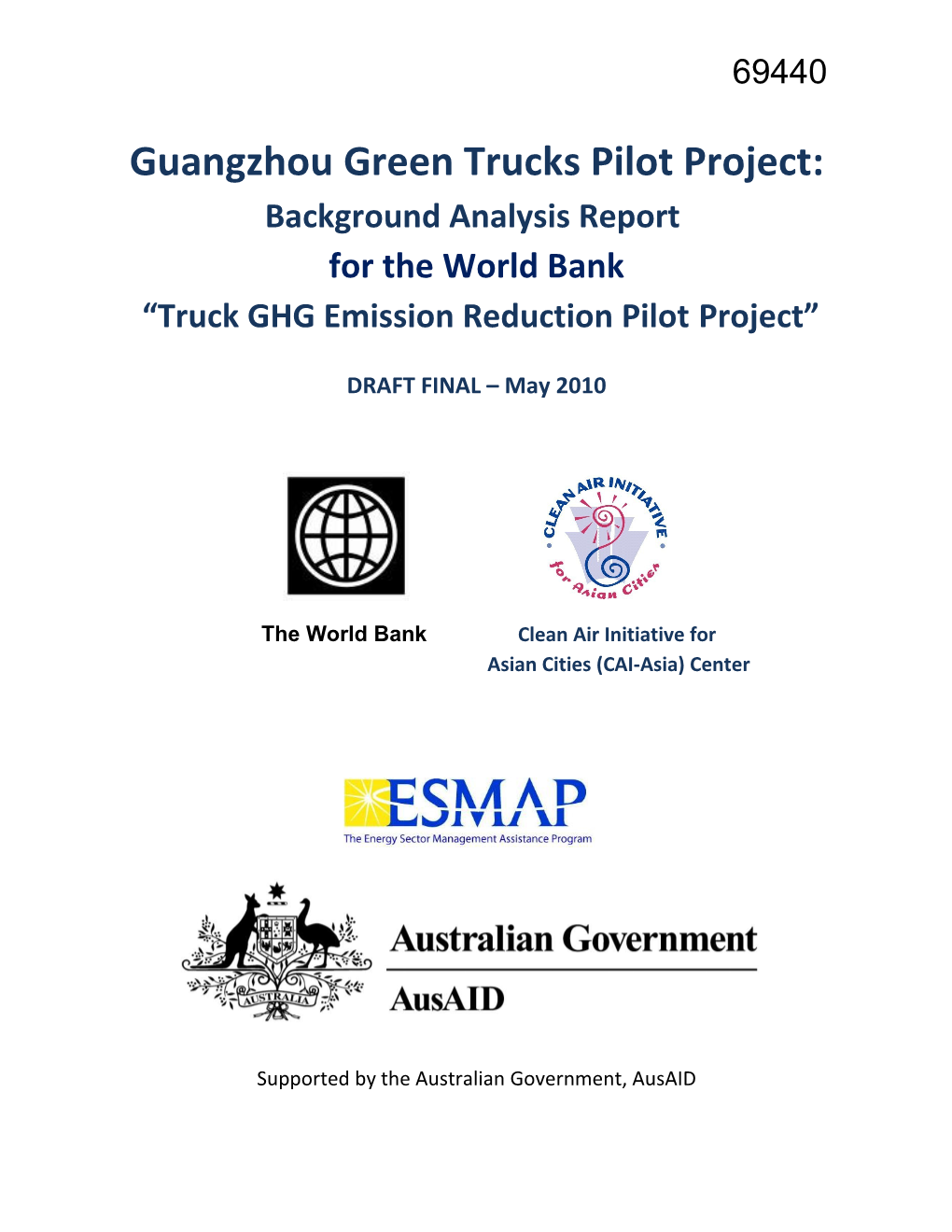 Guangzhou Green Trucks Pilot Project Analysis Report Draft Final