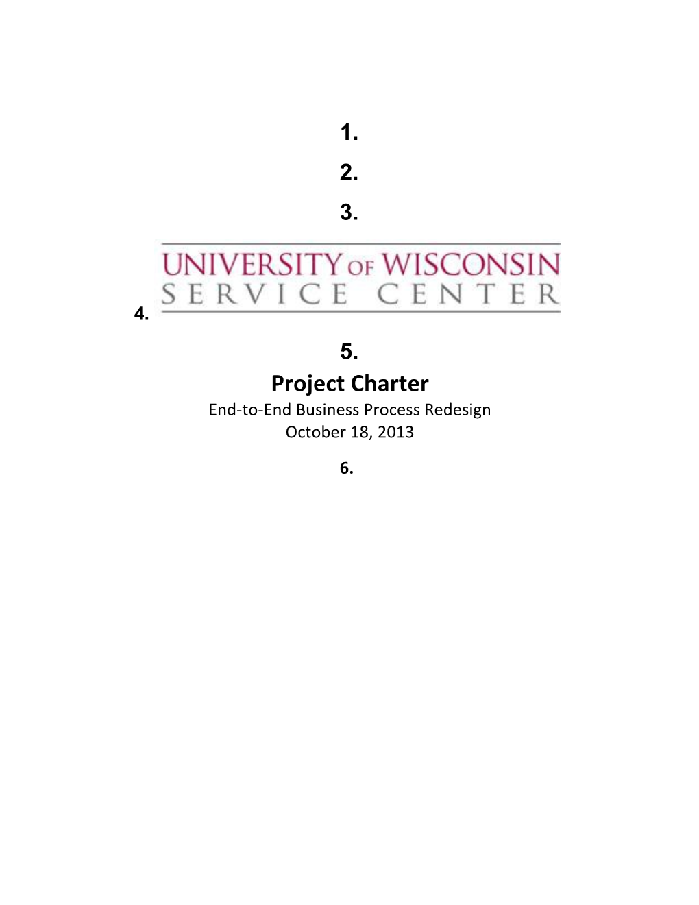 PMO Project Charter Template