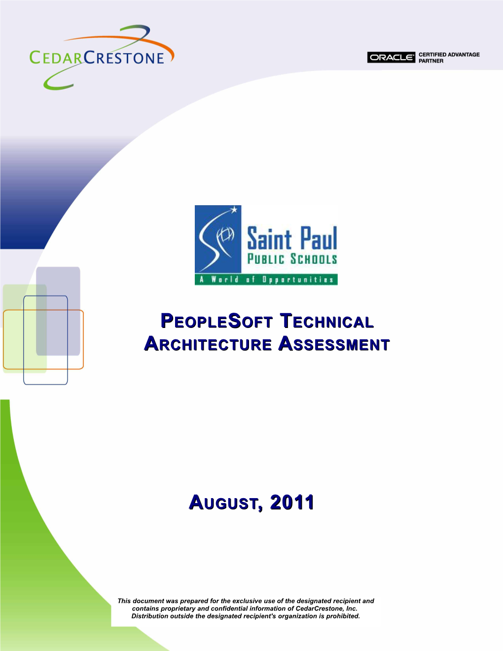 Peoplesoft Technical Architecture Assessment