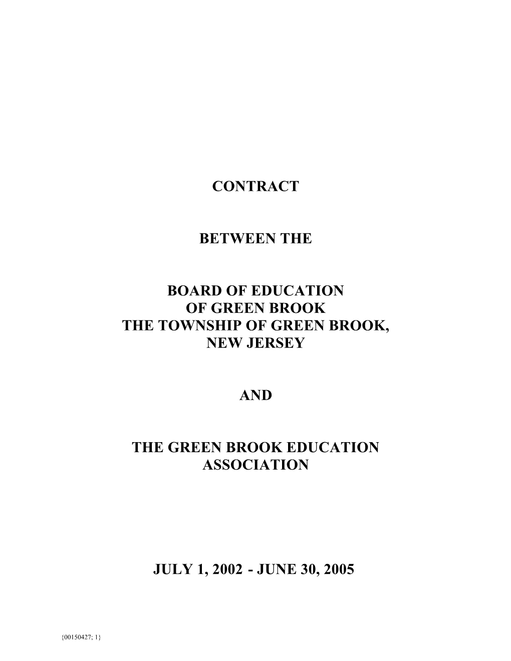 Contract for Greenbrook (00150427;1)