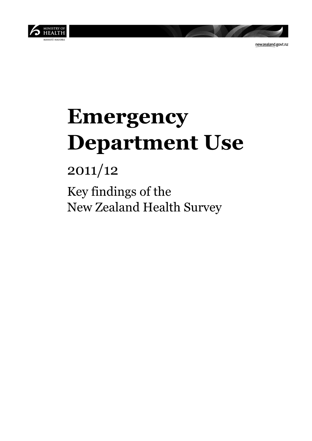 Emergency Department Use