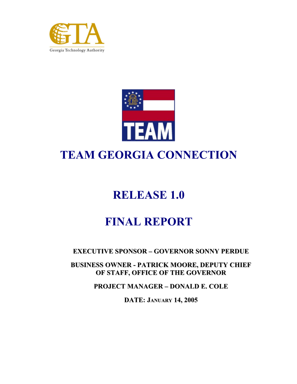 Final Report - Team Georgia Connection