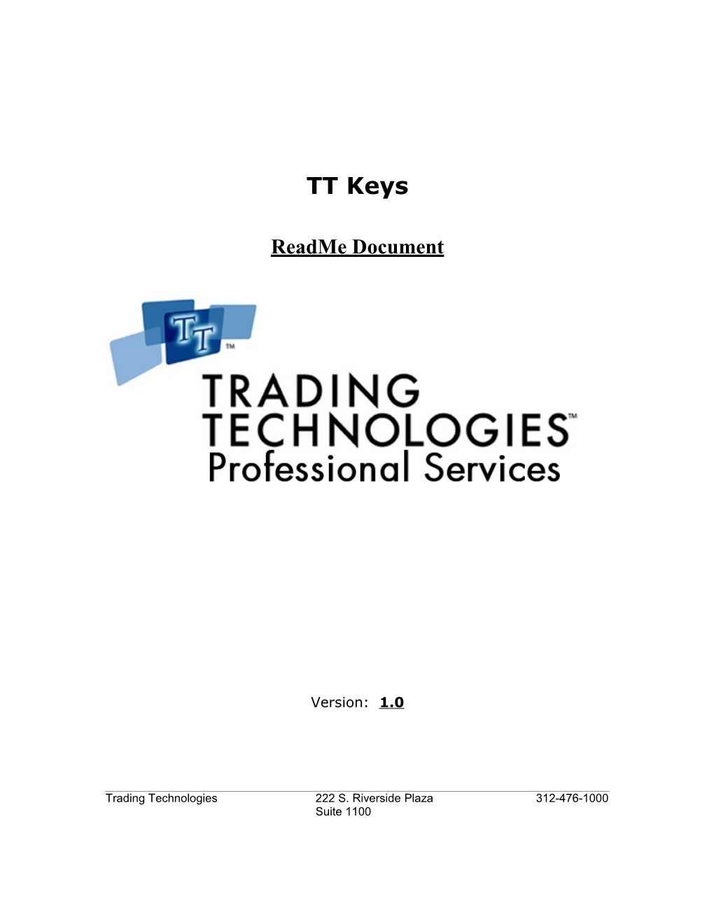 TT Keys Read Me Document