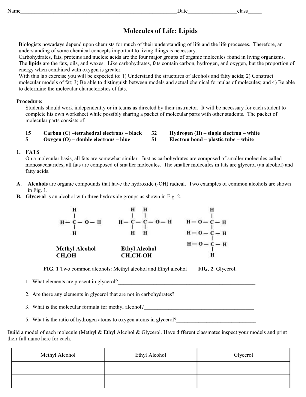 Biologists Nowadays Depend Upon Chemists for Much of Their Understanding of Life and The