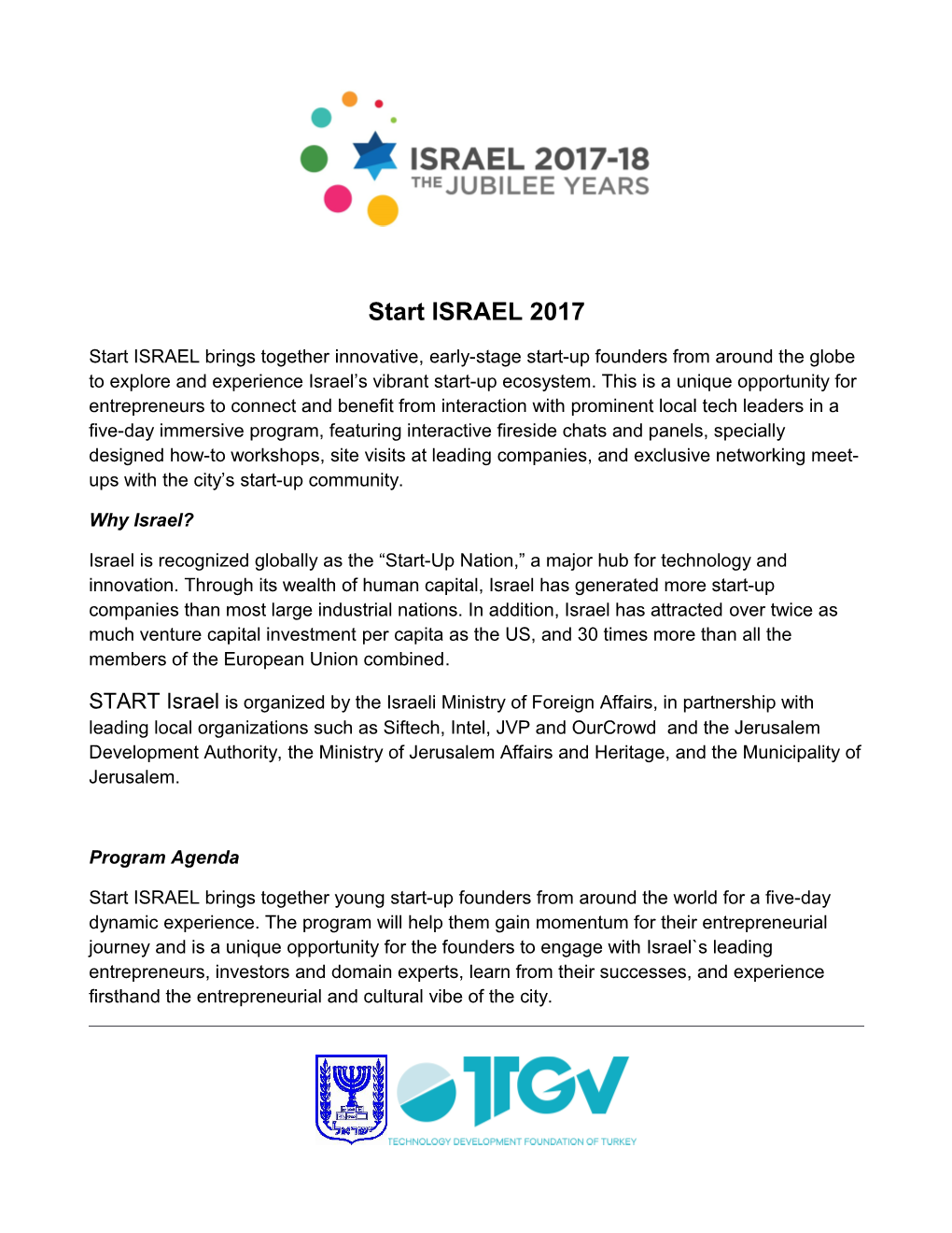 Start ISRAEL Brings Together Innovative, Early-Stage Start-Up Founders from Around The