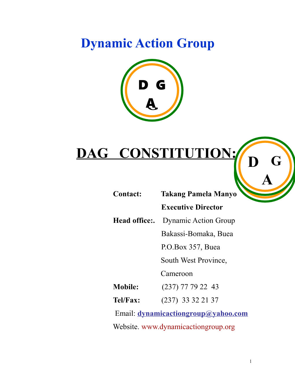 Dynamic Action Group