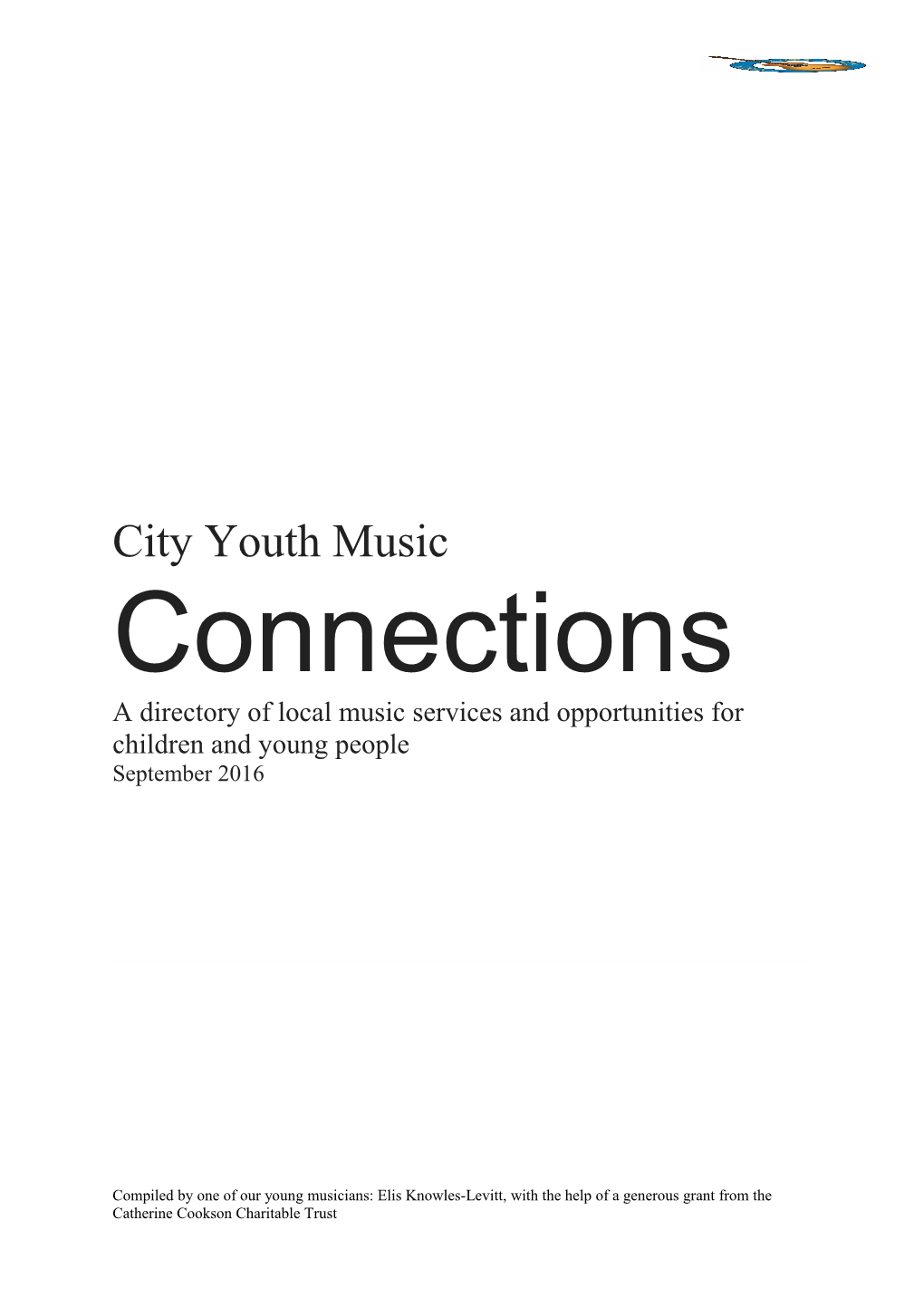 A Directory of Local Music Servicesand Opportunities Forchildren and Young People
