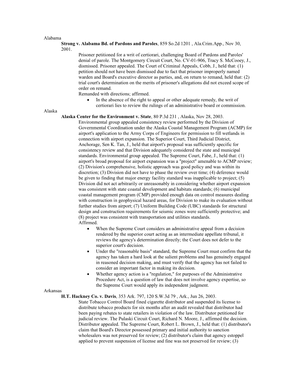 Strong V. Alabama Bd. of Pardons and Paroles ,859 So.2D 1201 , Ala.Crim.App., Nov 30, 2001