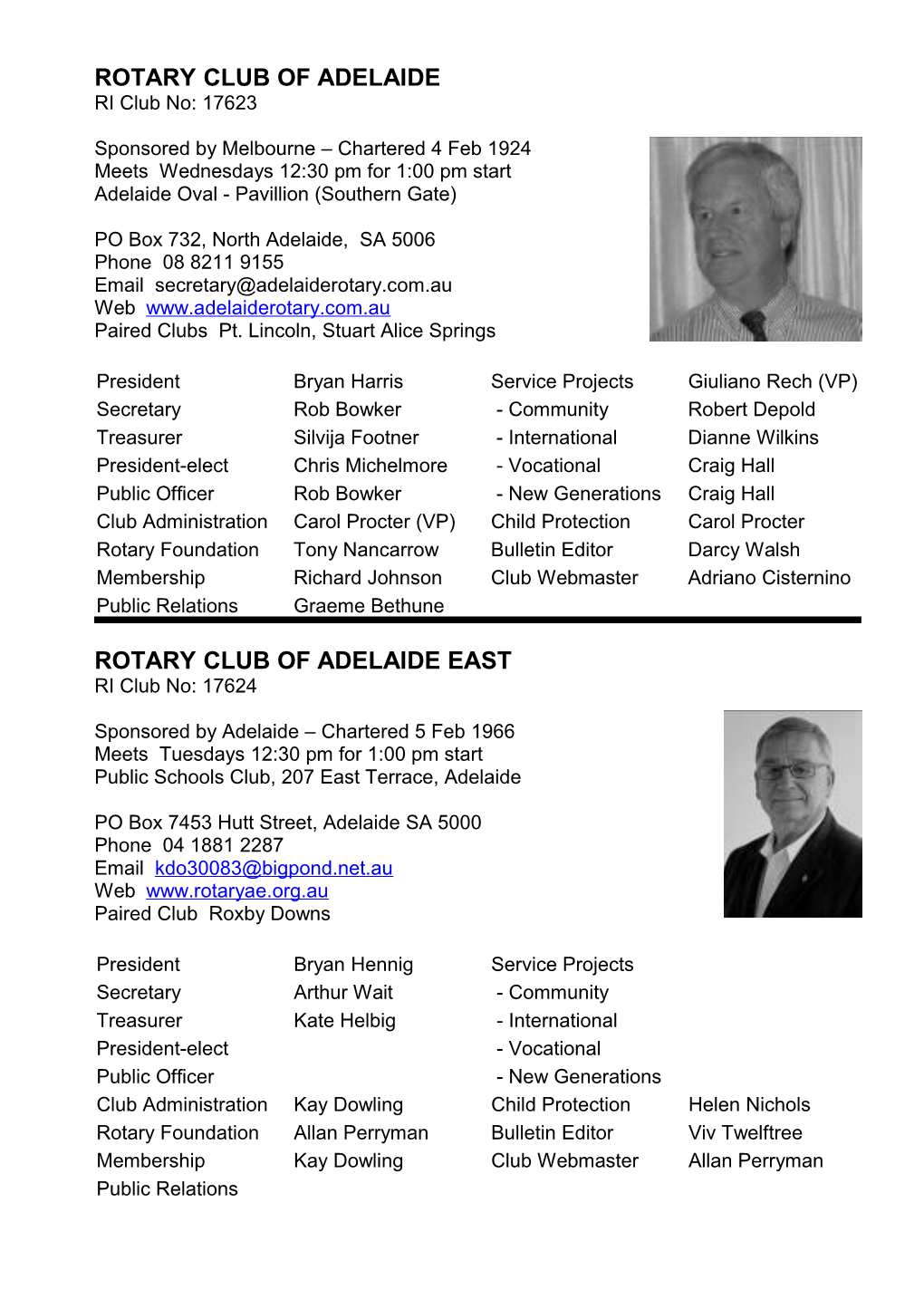 Rotary Club of Adelaide