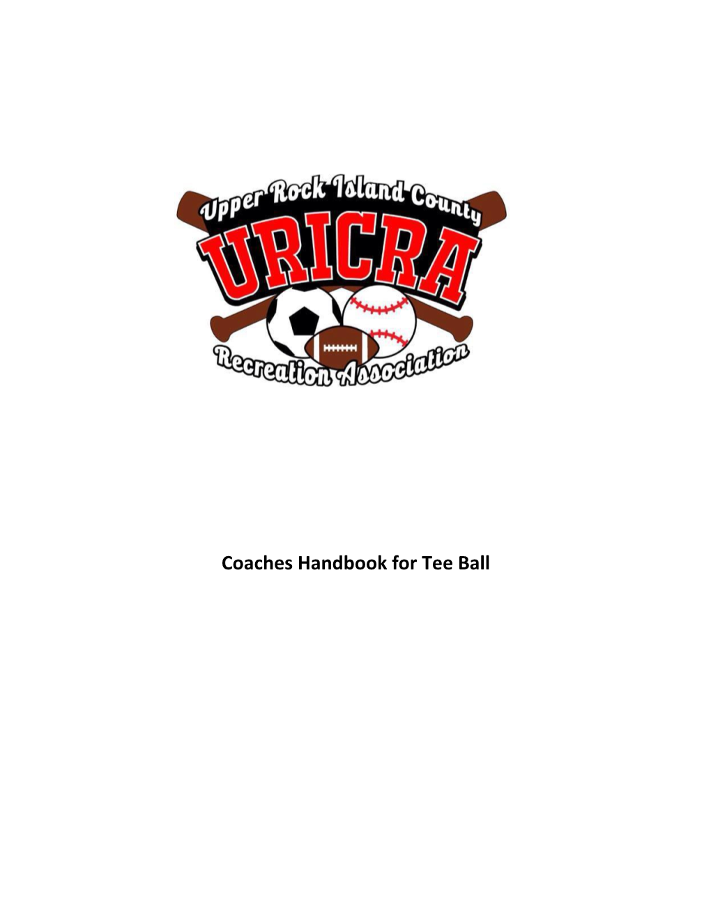 Coaches Handbook for Tee Ball