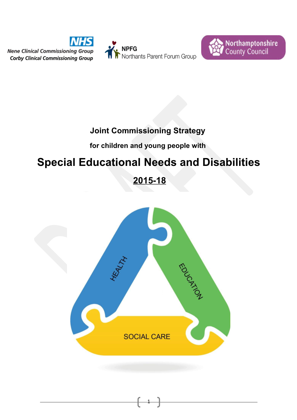SEND Joint Commissioning Strategy Consultation