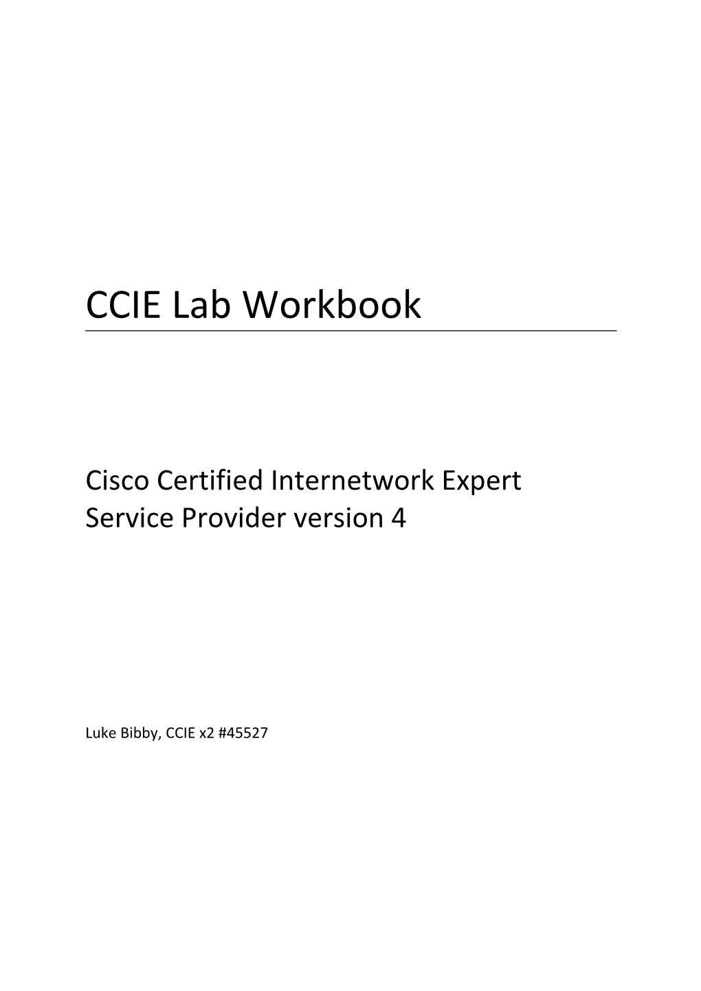 Cisco Certified Internetwork Expert