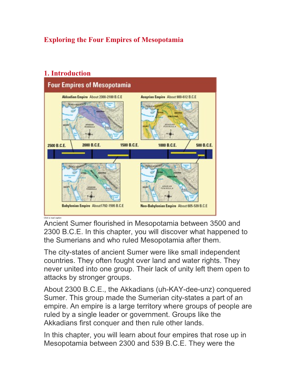 Exploring the Four Empires of Mesopotamia