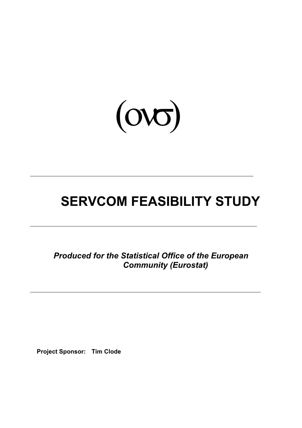 Produced for the Statistical Office of the European Community (Eurostat)