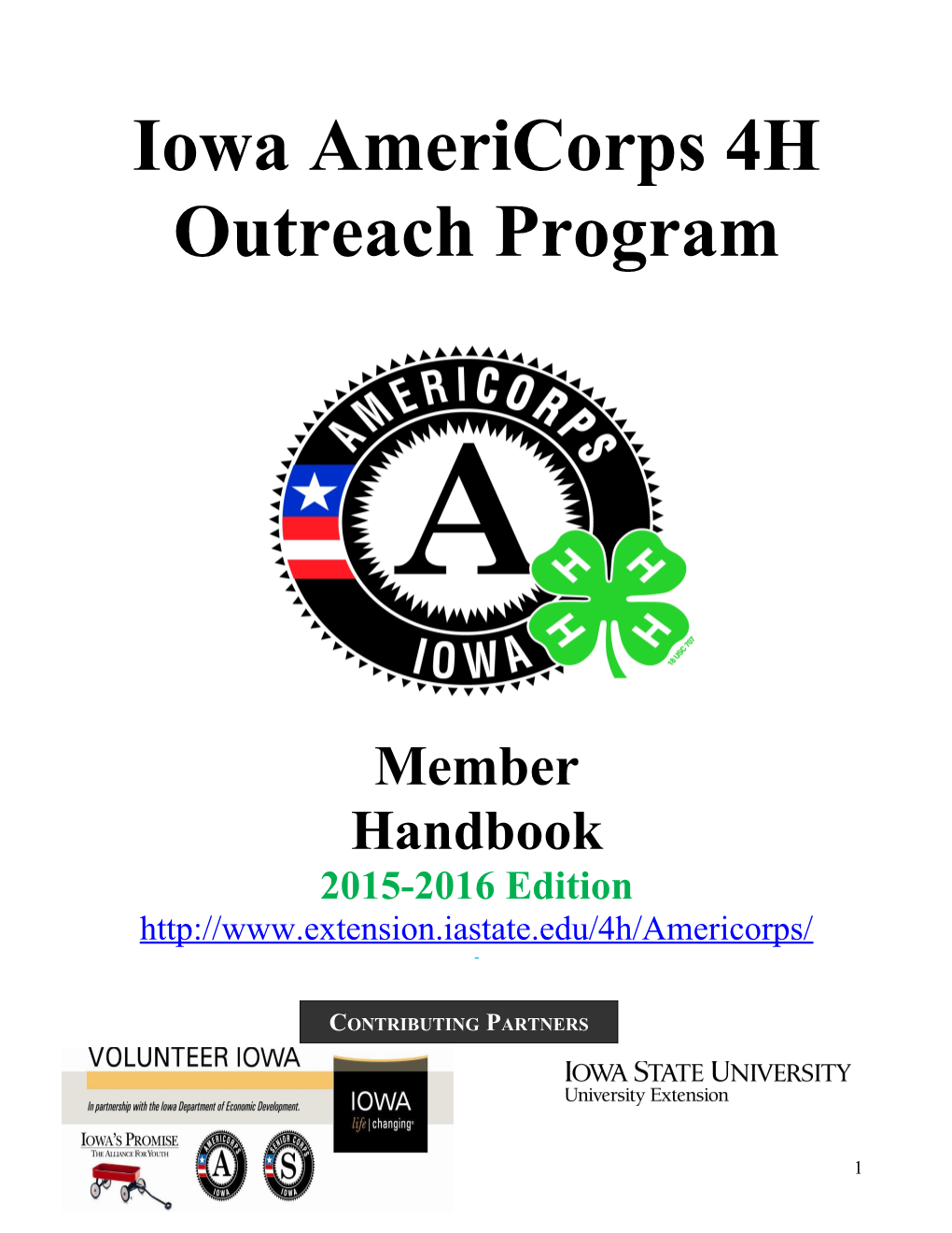 Iowa Americorps 4H Outreach Program