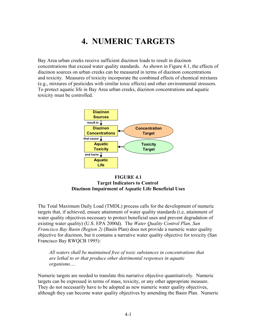 Numeric Targets Are to Be a Surrogate for the Standard and Protecting Beneficial Uses