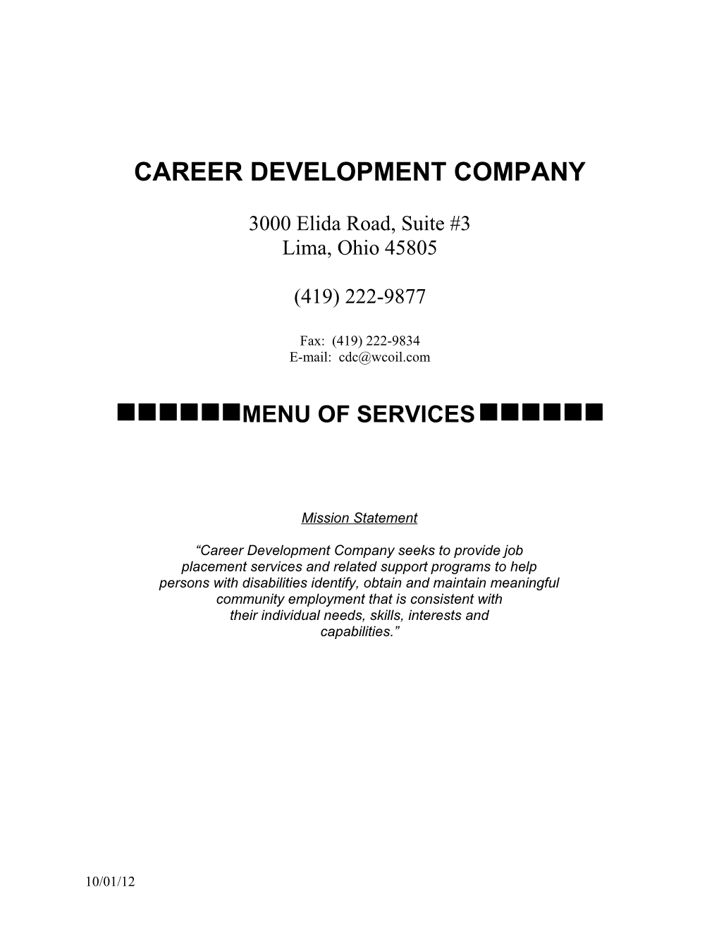 Career Development Company