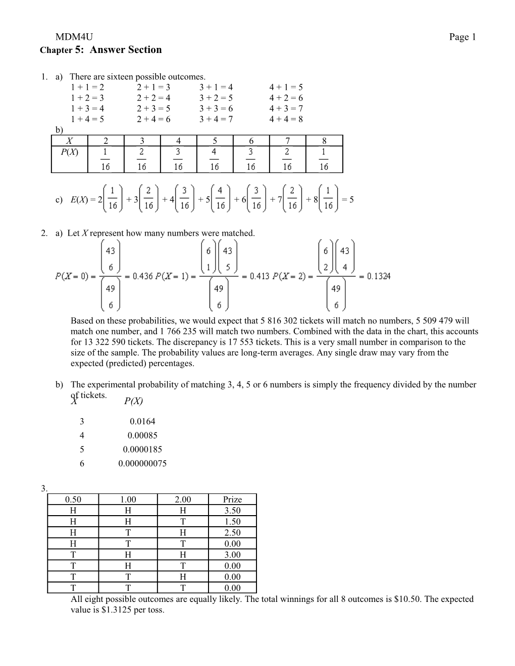 Chapter 5: Answer Section