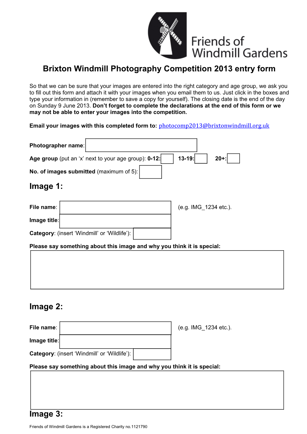 Photography Consent Form