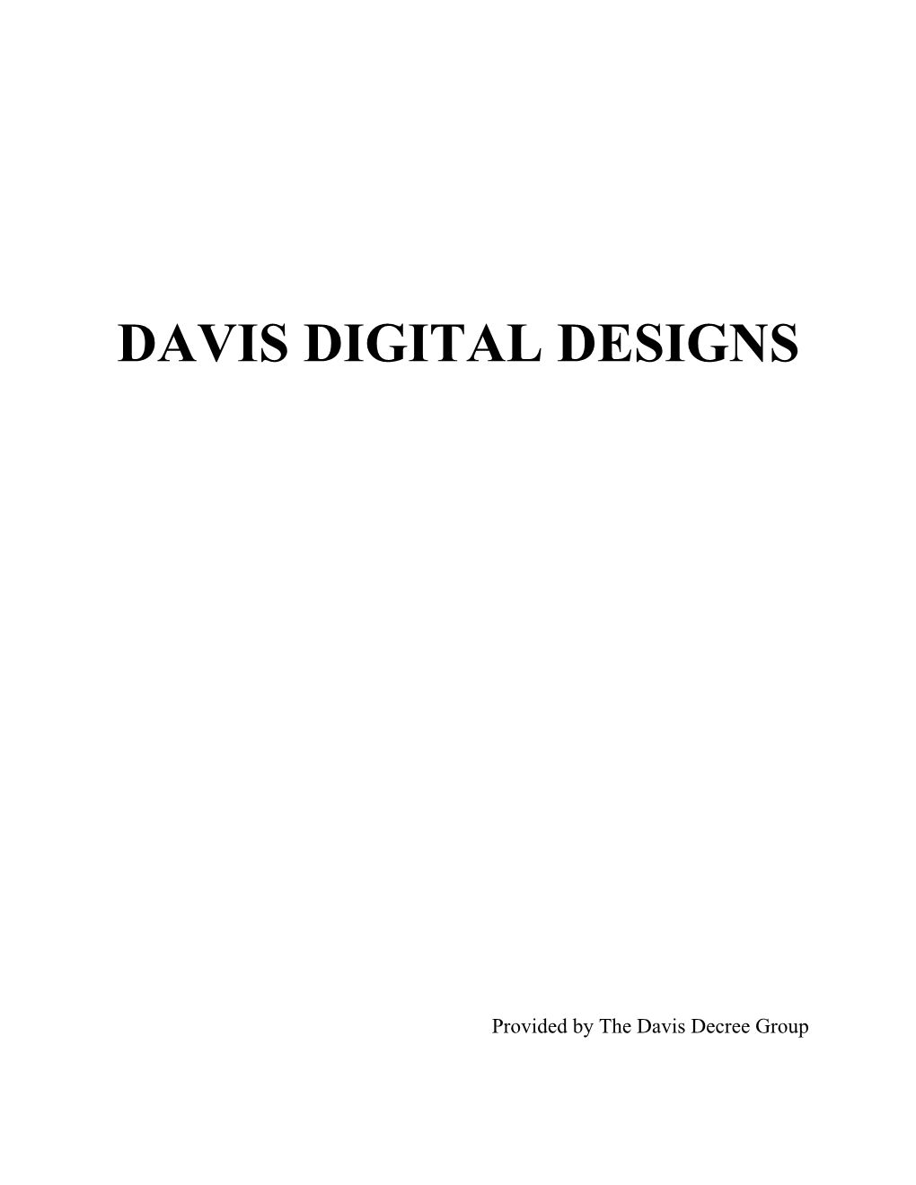 Davis Digital Designs