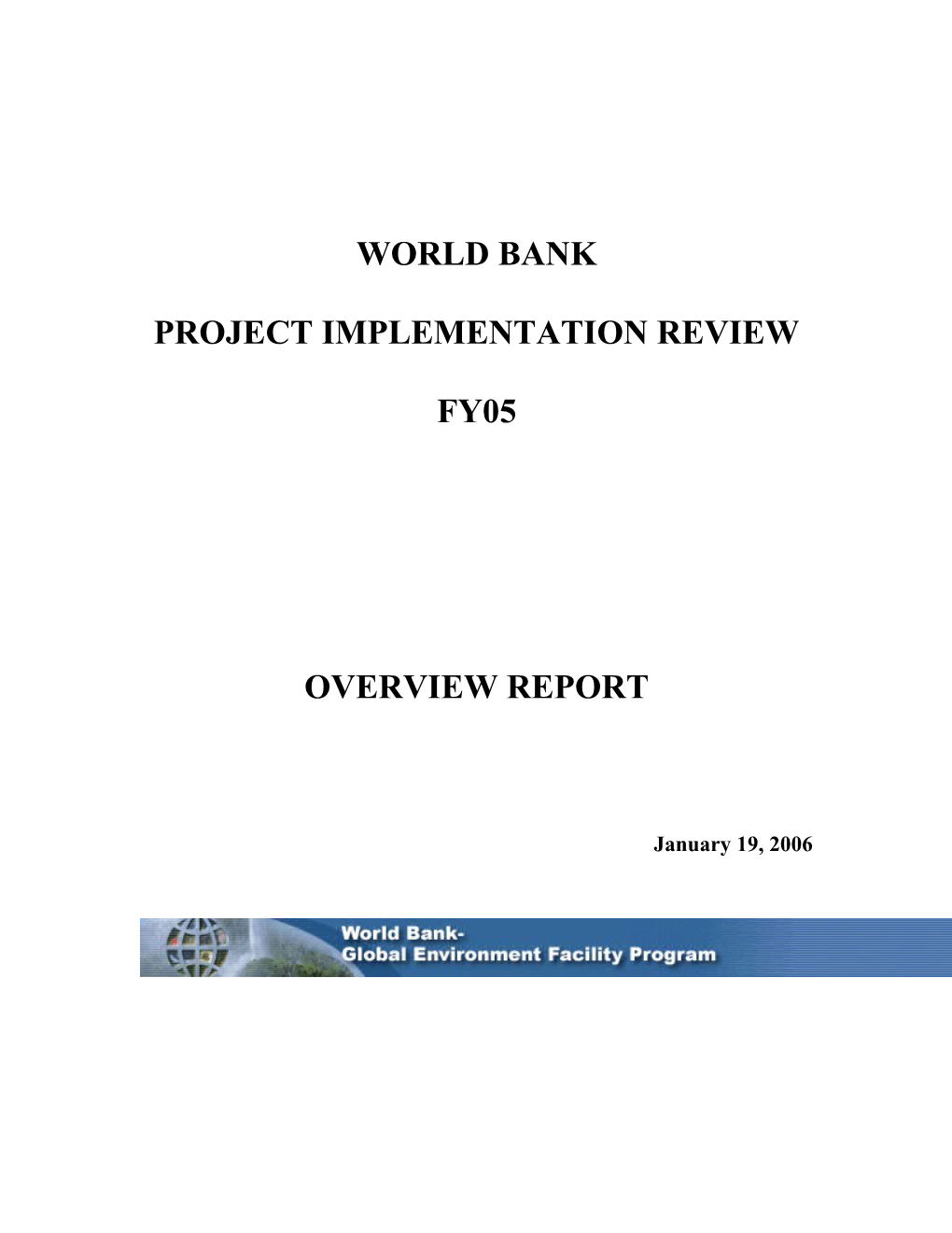 Project Implementation Review