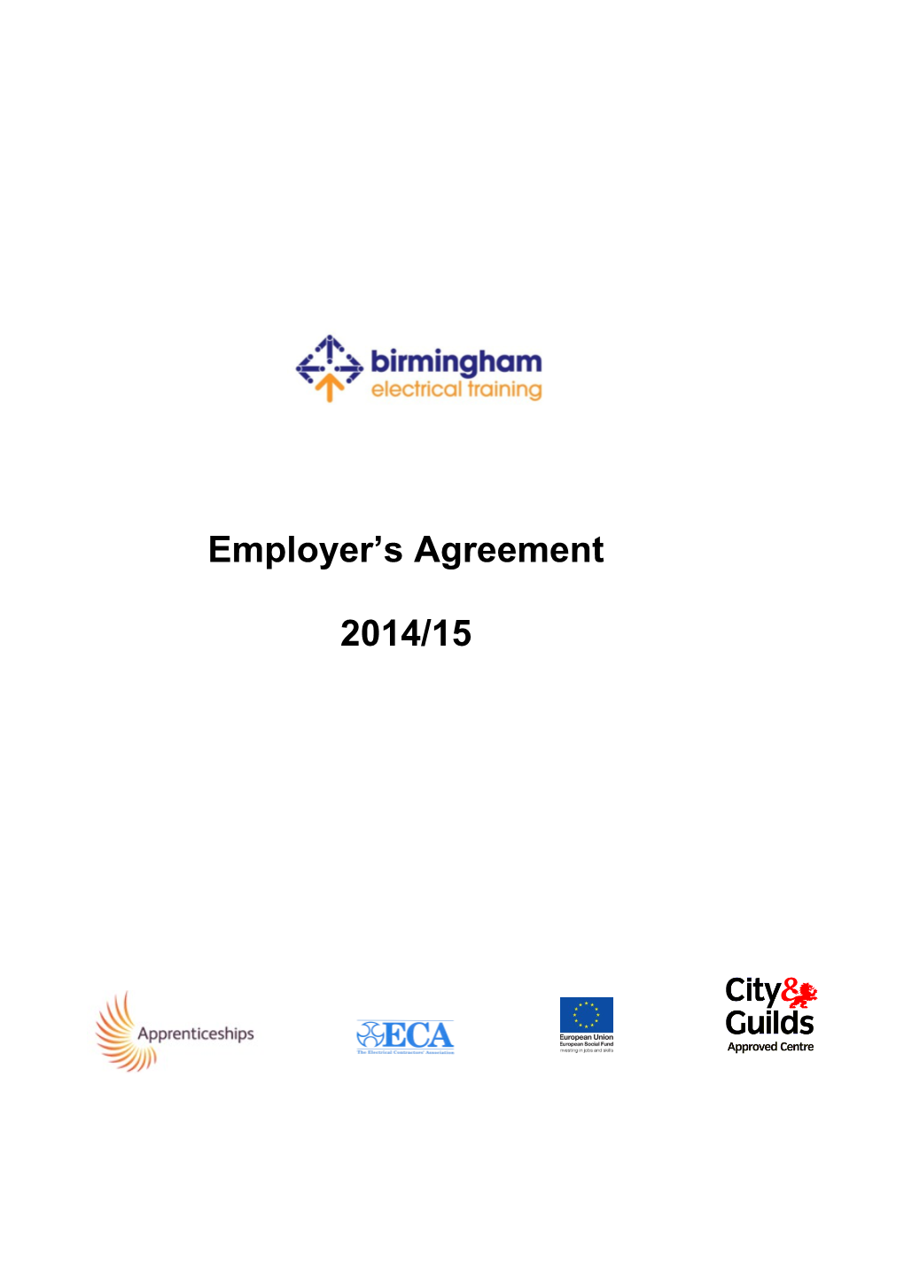 Agreement Between Birmingham Electrical Training Ltd