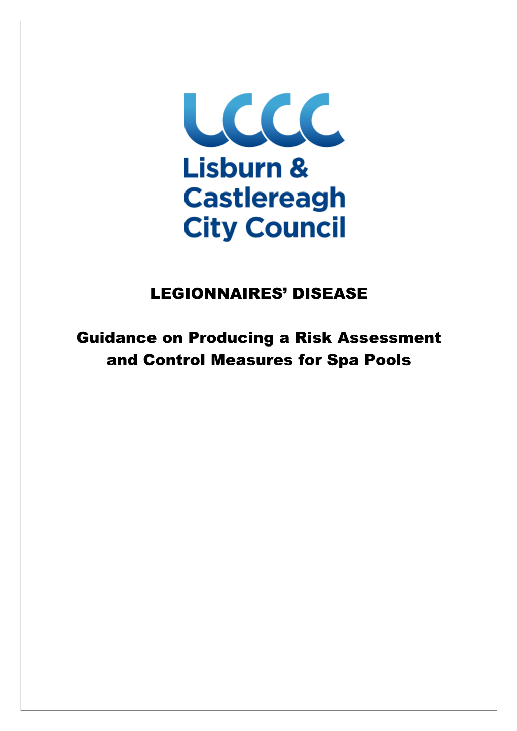 Legionella Risk Assessment Guidelines