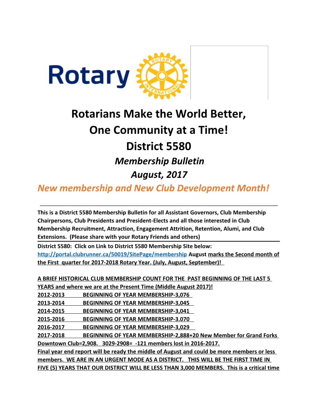 Rotarians Make the World Better