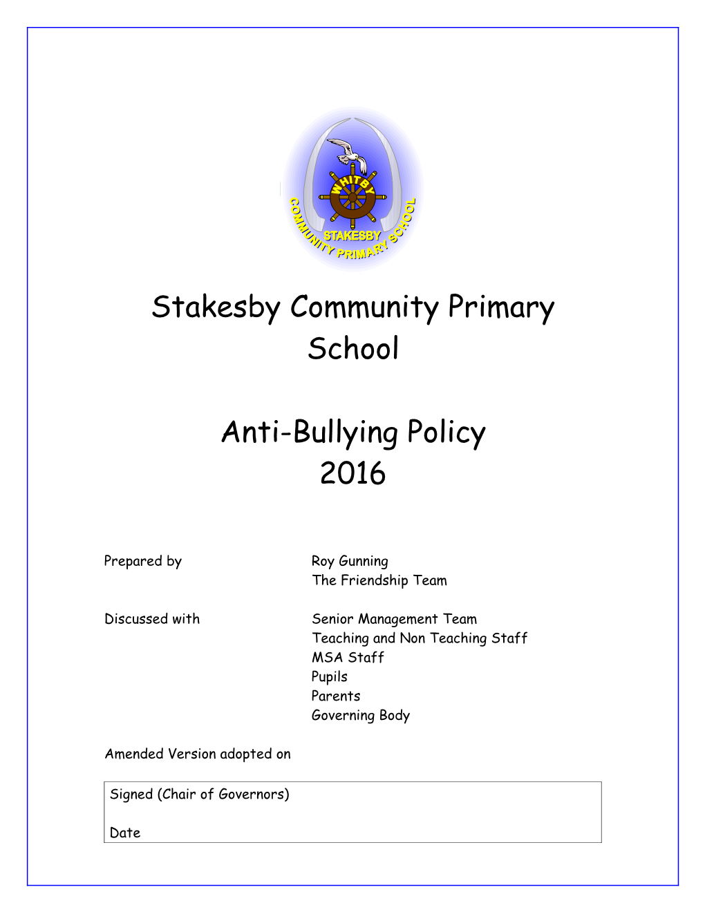 Stakesbycommunityprimary School