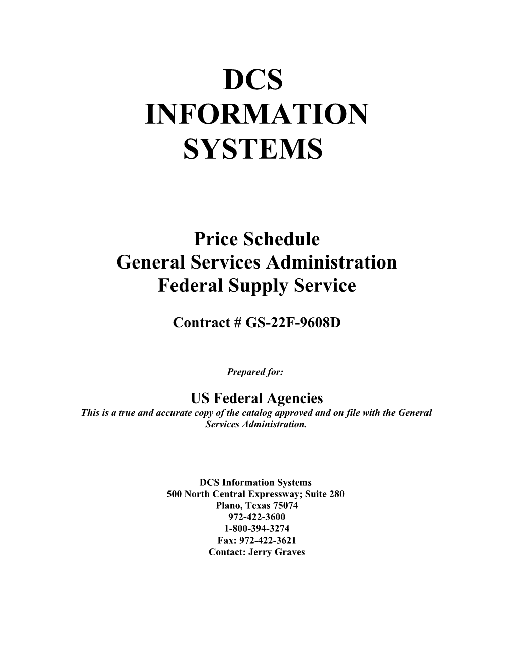 Dcs Information Systems