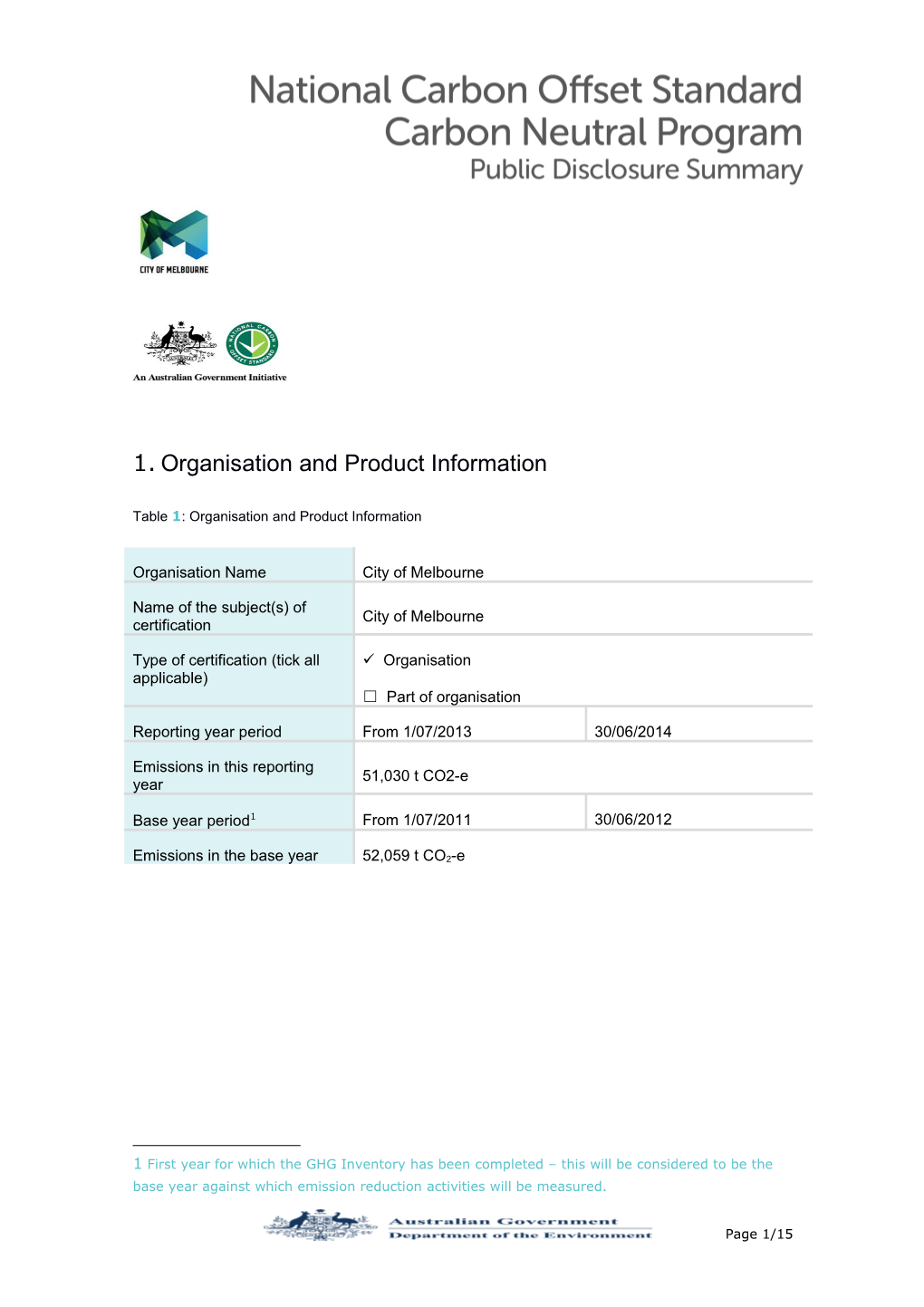 2013-14 Public Disclosure Summary