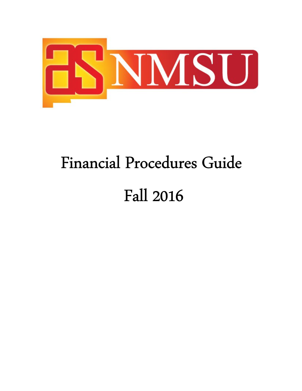 How to Receive Reimbursement from ASNMSU Senate2