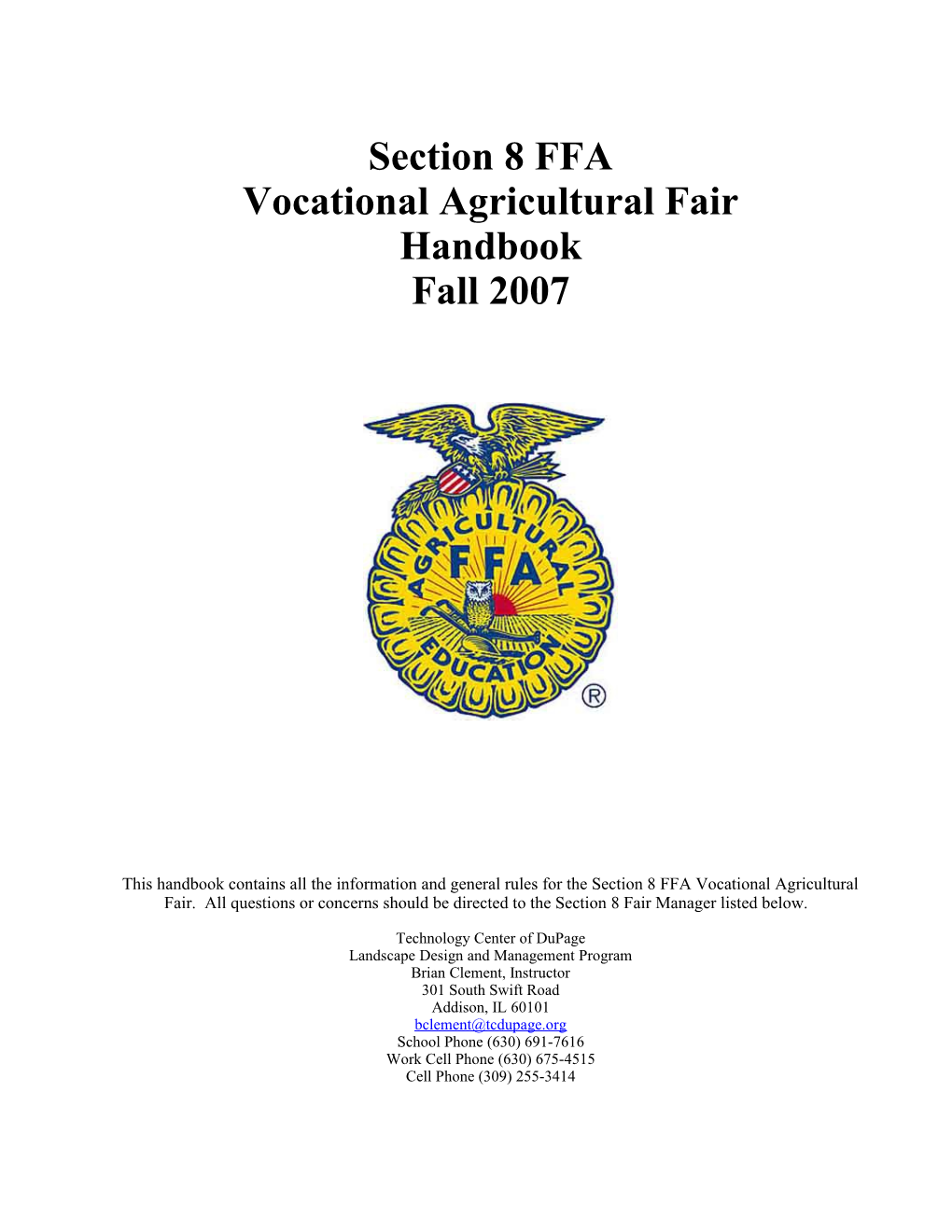 Vocational Agricultural Fair