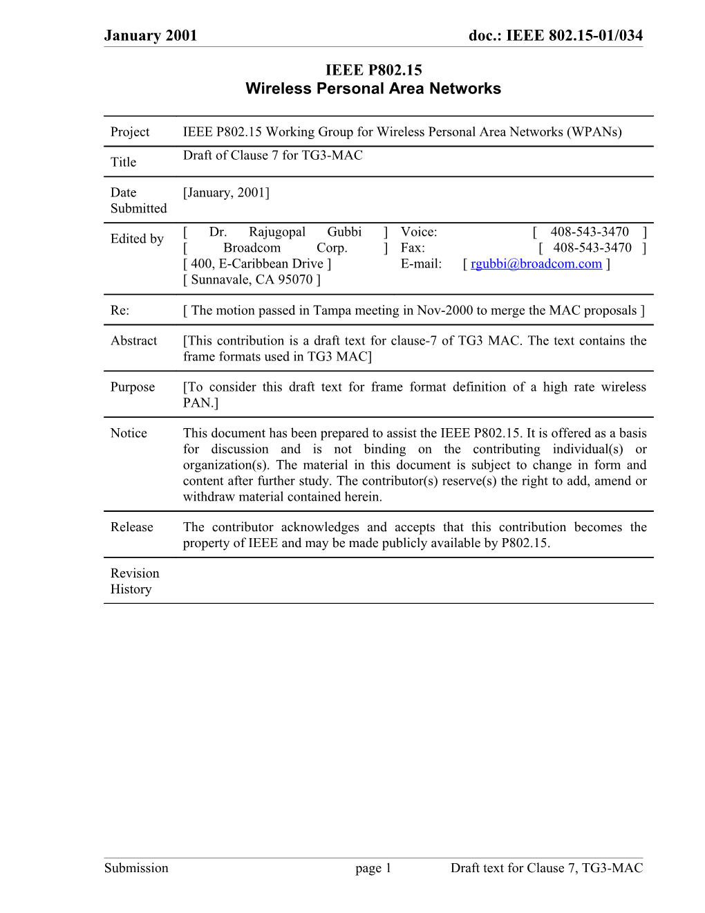 Doc.: IEEE 802.15-3/Clause 7