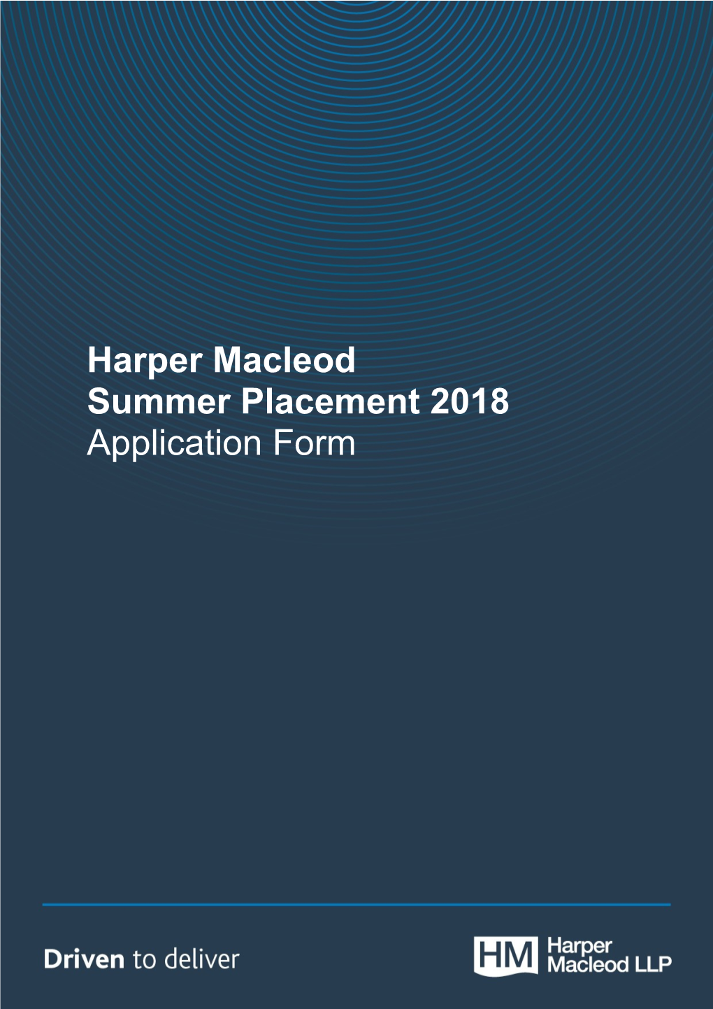 Summer Placement 2018