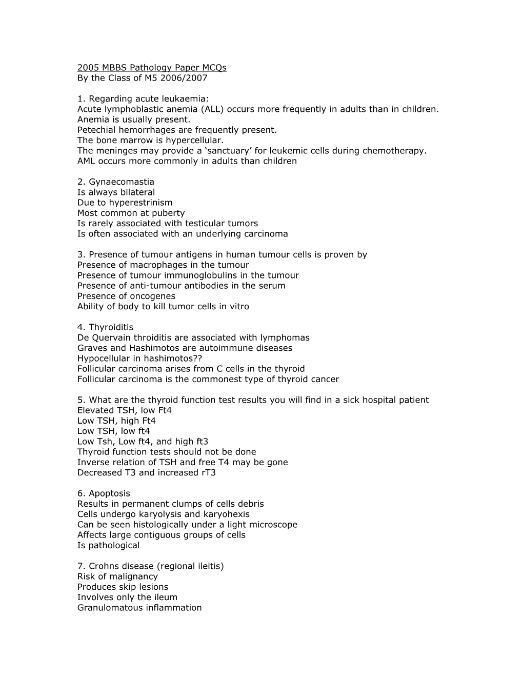 In Acute Leukaemia