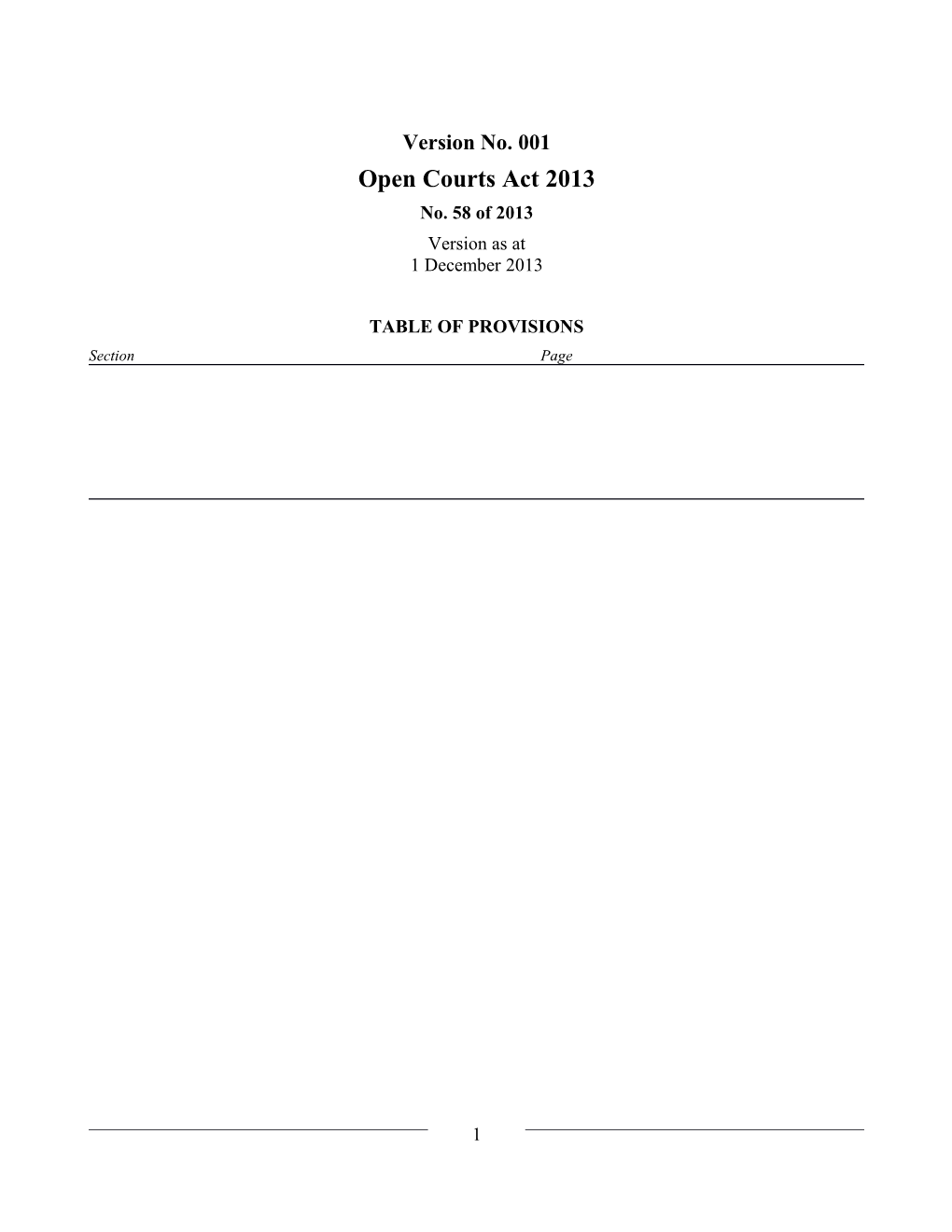 Open Courts Act 2013