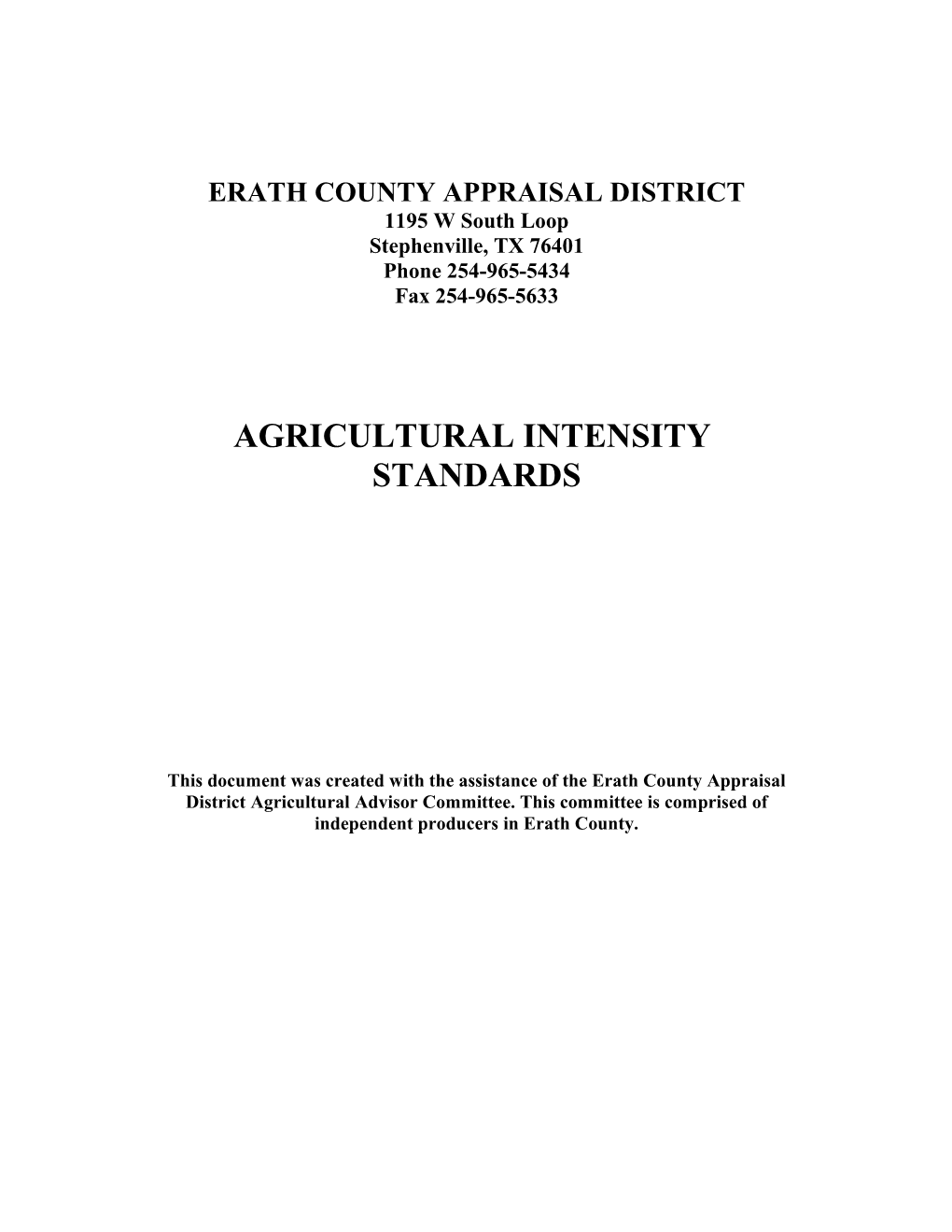 Erath County Appraisal District